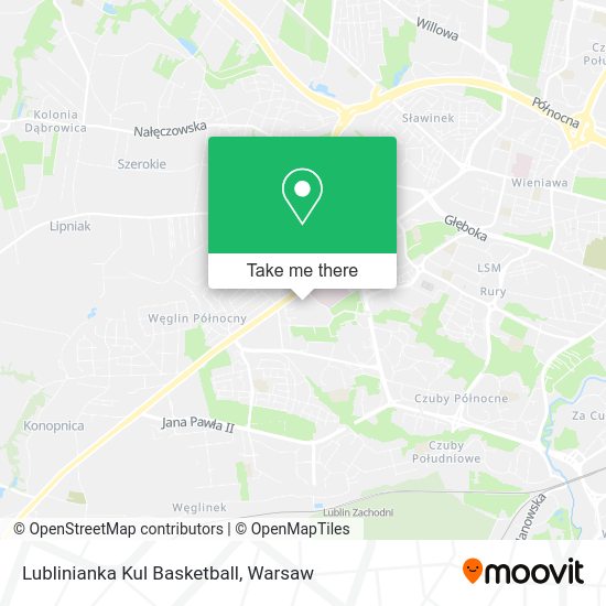 Lublinianka Kul Basketball map