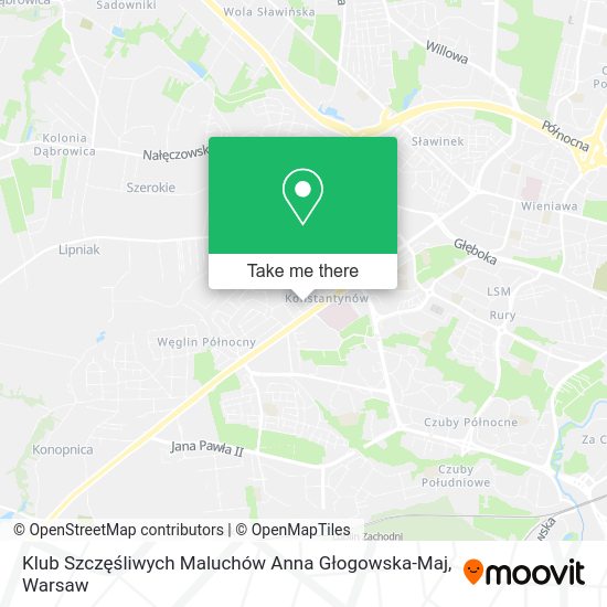 Klub Szczęśliwych Maluchów Anna Głogowska-Maj map