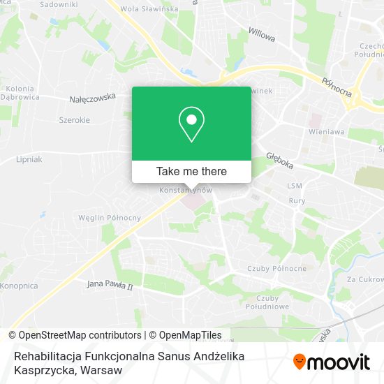 Rehabilitacja Funkcjonalna Sanus Andżelika Kasprzycka map