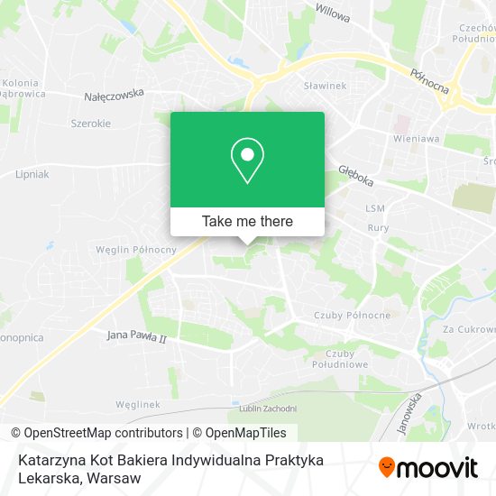 Katarzyna Kot Bakiera Indywidualna Praktyka Lekarska map