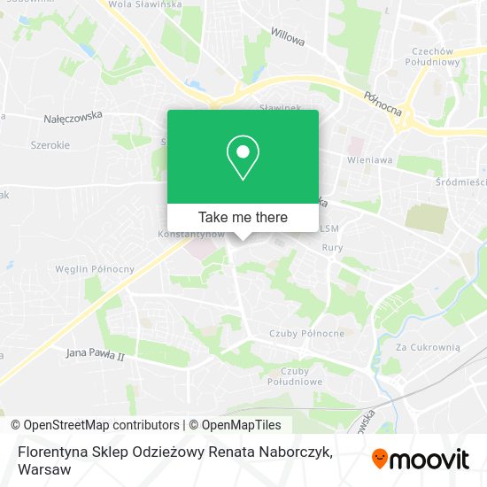 Florentyna Sklep Odzieżowy Renata Naborczyk map