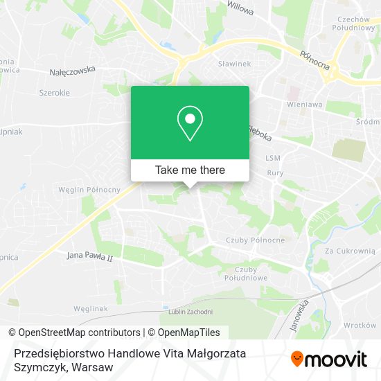 Przedsiębiorstwo Handlowe Vita Małgorzata Szymczyk map