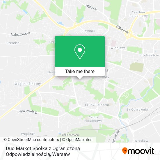 Duo Market Spółka z Ograniczoną Odpowiedzialnością map