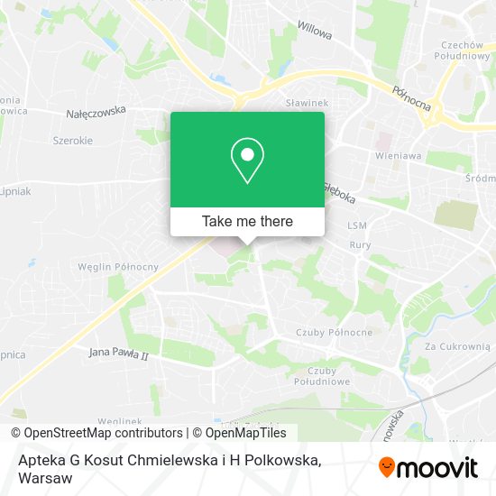 Apteka G Kosut Chmielewska i H Polkowska map