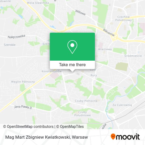 Карта Mag Mart Zbigniew Kwiatkowski