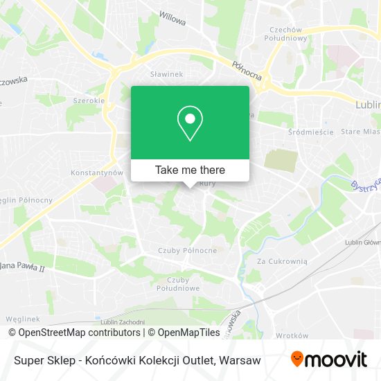 Super Sklep - Końcówki Kolekcji Outlet map