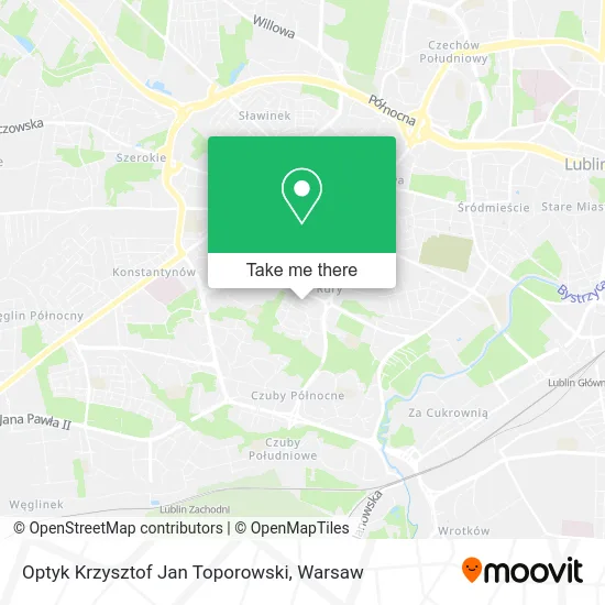 Optyk Krzysztof Jan Toporowski map