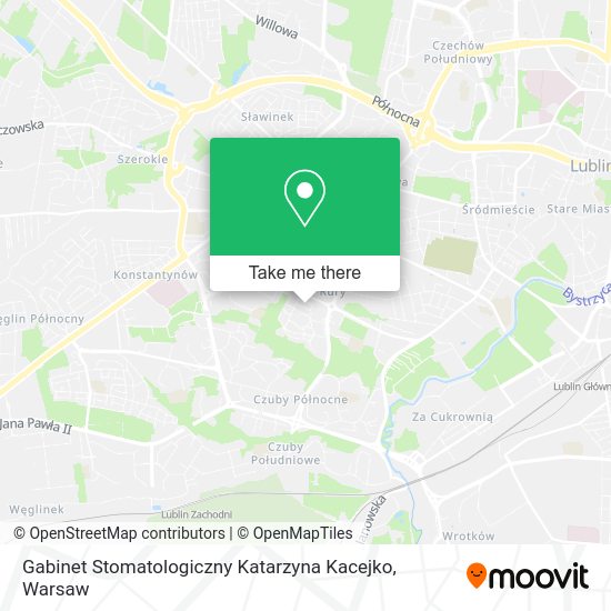 Gabinet Stomatologiczny Katarzyna Kacejko map