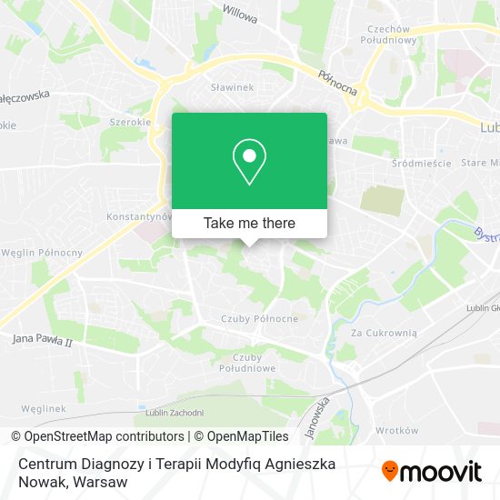 Centrum Diagnozy i Terapii Modyfiq Agnieszka Nowak map