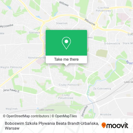 Boboswim Szkoła Pływania Beata Brandt-Urbańska map