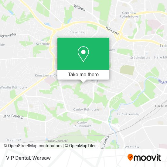 VIP Dental map