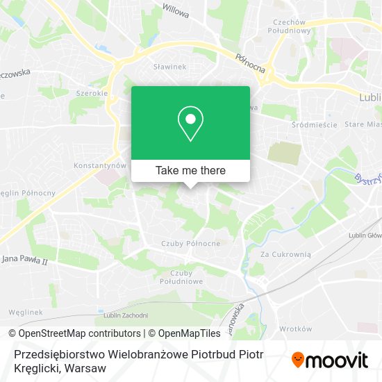 Przedsiębiorstwo Wielobranżowe Piotrbud Piotr Kręglicki map