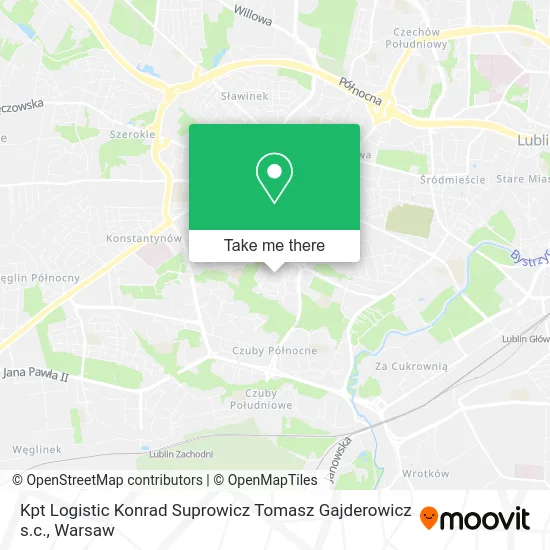 Карта Kpt Logistic Konrad Suprowicz Tomasz Gajderowicz s.c.
