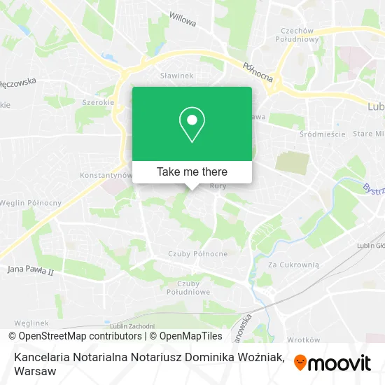 Карта Kancelaria Notarialna Notariusz Dominika Woźniak