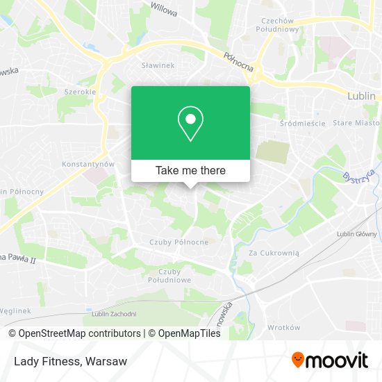 Lady Fitness map