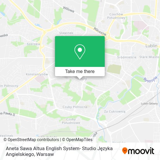 Aneta Sawa Altua English System- Studio Języka Angielskiego map