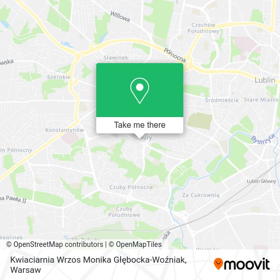 Kwiaciarnia Wrzos Monika Głębocka-Woźniak map