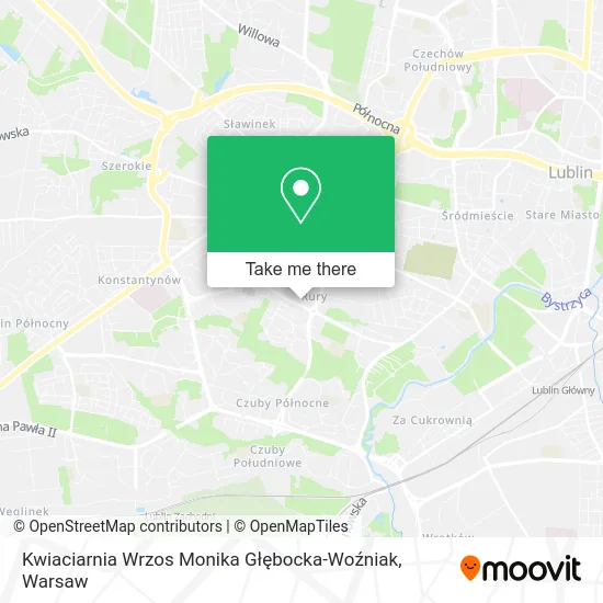 Карта Kwiaciarnia Wrzos Monika Głębocka-Woźniak