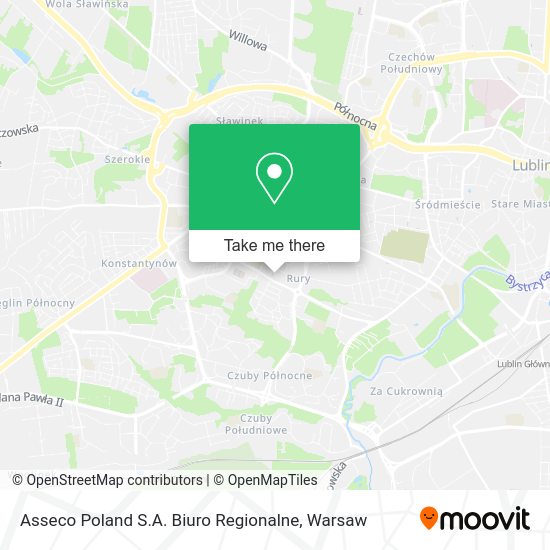 Asseco Poland S.A. Biuro Regionalne map