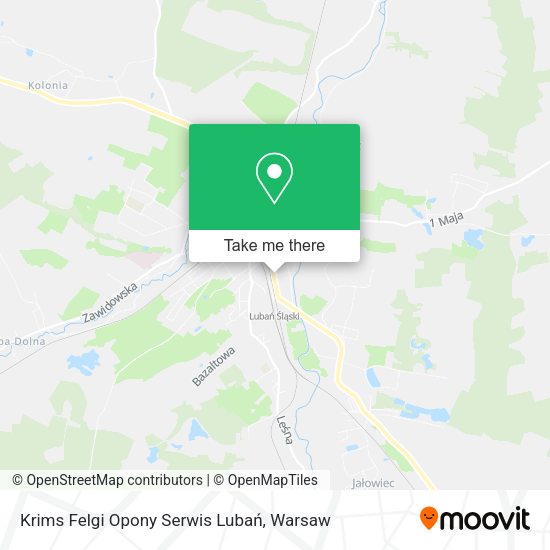 Krims Felgi Opony Serwis Lubań map