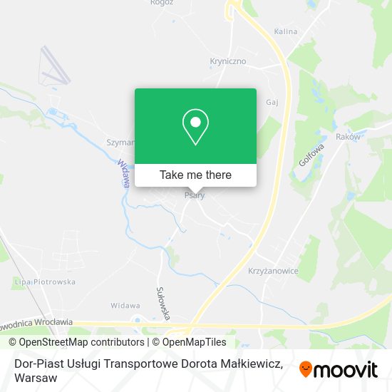 Dor-Piast Usługi Transportowe Dorota Małkiewicz map