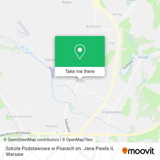 Szkola Podstawowa w Psarach im. Jana Pawła II map