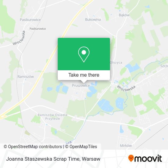 Joanna Staszewska Scrap Time map