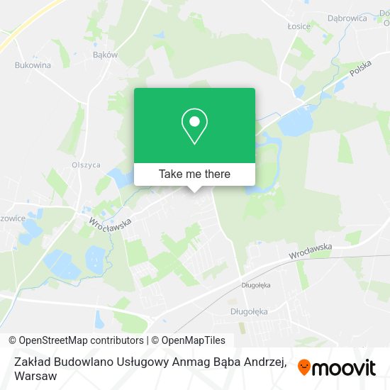 Карта Zakład Budowlano Usługowy Anmag Bąba Andrzej