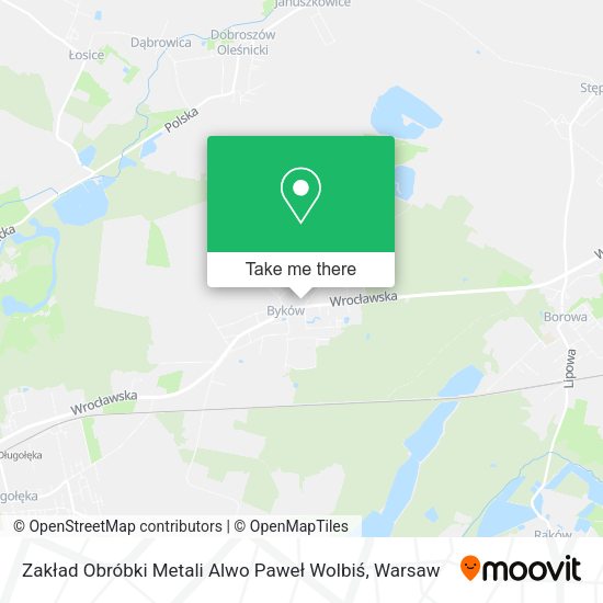 Zakład Obróbki Metali Alwo Paweł Wolbiś map