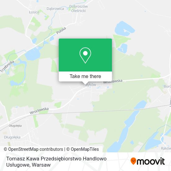 Tomasz Kawa Przedsiębiorstwo Handlowo Usługowe map