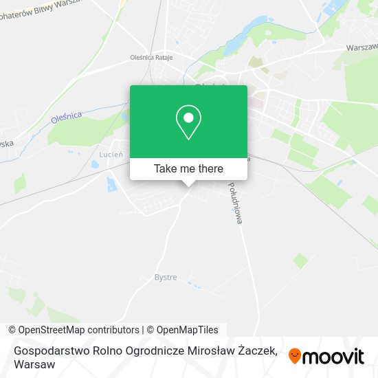 Gospodarstwo Rolno Ogrodnicze Mirosław Żaczek map