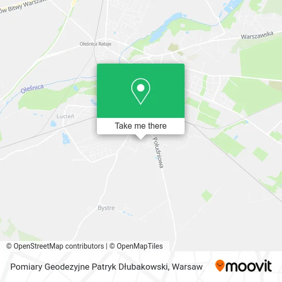 Карта Pomiary Geodezyjne Patryk Dłubakowski