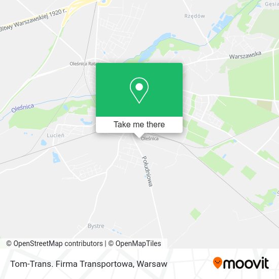 Tom-Trans. Firma Transportowa map