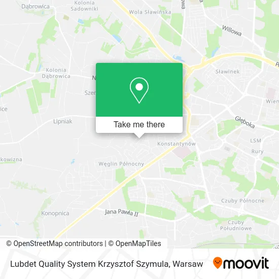Карта Lubdet Quality System Krzysztof Szymula