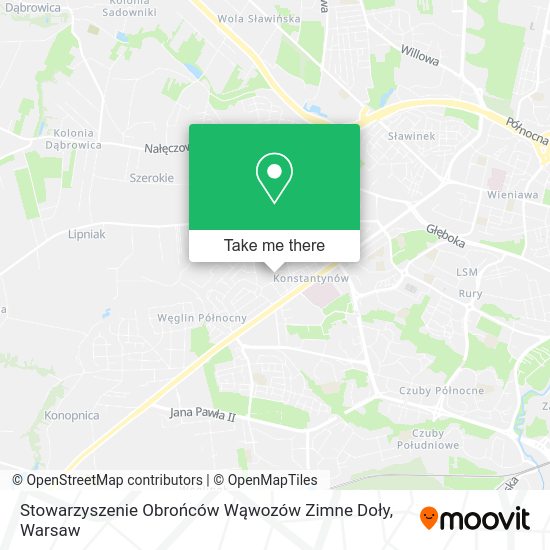 Stowarzyszenie Obrońców Wąwozów Zimne Doły map