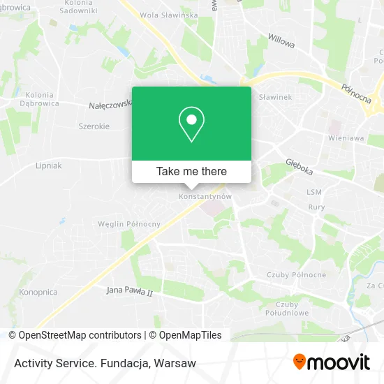 Карта Activity Service. Fundacja
