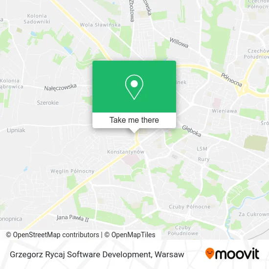 Карта Grzegorz Rycaj Software Development