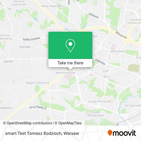 smart Test Tomasz Bodzioch map