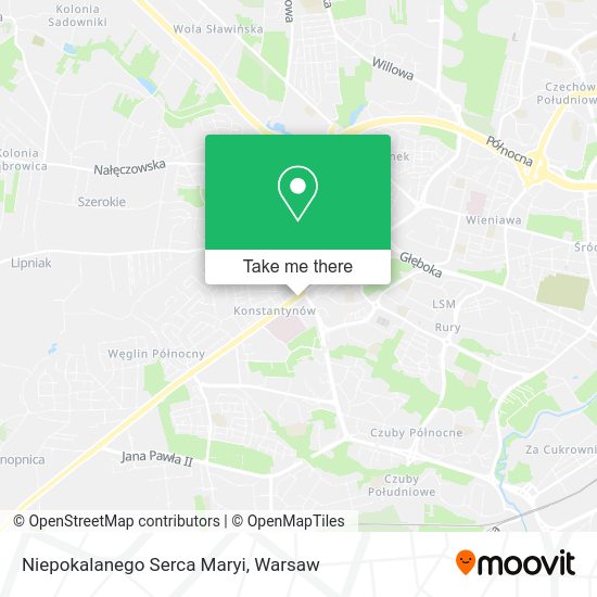 Niepokalanego Serca Maryi map