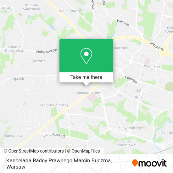 Kancelaria Radcy Prawnego Marcin Buczma map