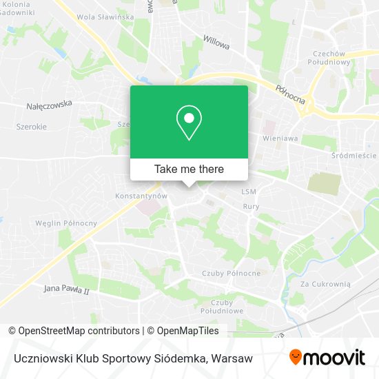 Uczniowski Klub Sportowy Siódemka map