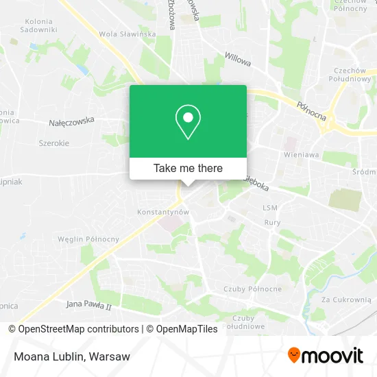 Карта Moana Lublin