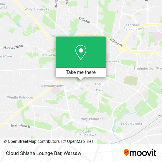 Cloud Shisha Lounge Bar map