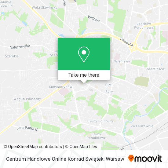 Centrum Handlowe Online Konrad Świątek map