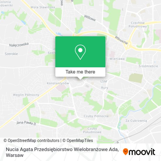 Nucia Agata Przedsiębiorstwo Wielobranżowe Ada map