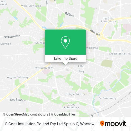 C Coat Insulation Poland Pty Ltd Sp z o O map