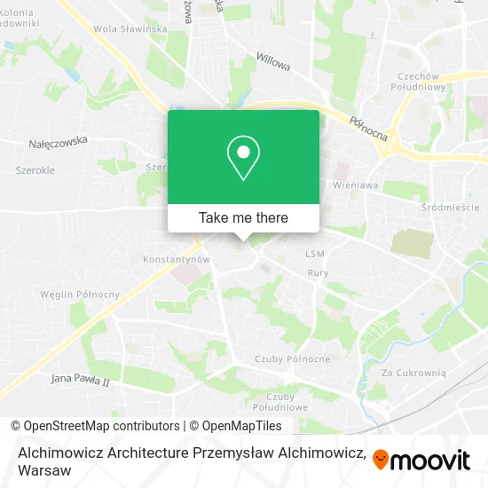 Карта Alchimowicz Architecture Przemysław Alchimowicz