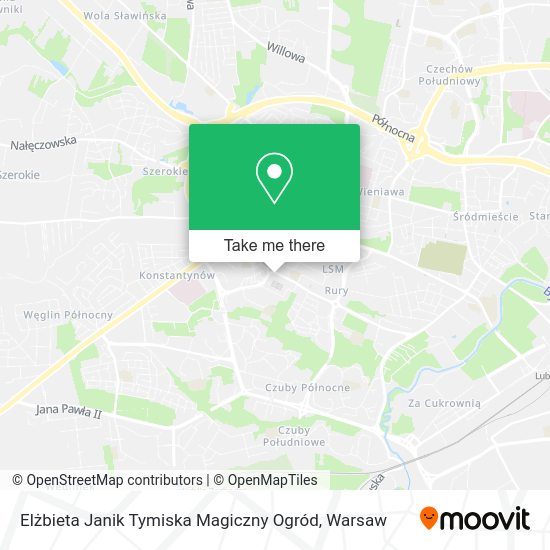 Elżbieta Janik Tymiska Magiczny Ogród map