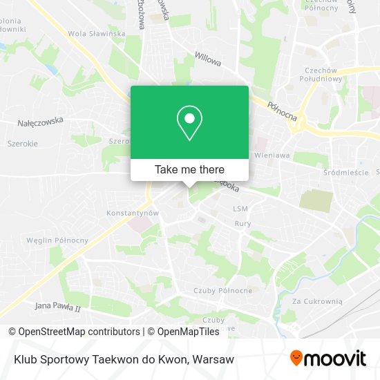 Klub Sportowy Taekwon do Kwon map