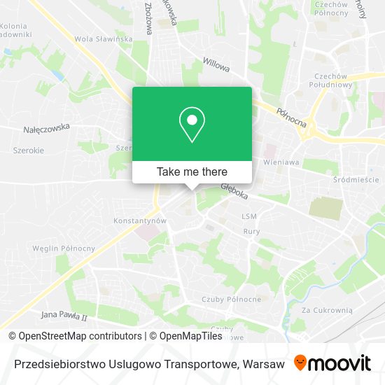 Przedsiebiorstwo Uslugowo Transportowe map